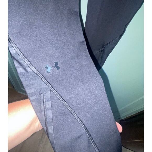 Under Armour Black Leggings Size  Small Athletic Leggings Pockets Athleisure - Picture 2 of 5